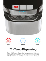 Brio Commercial Grade Bottleless Ultra Safe Reverse Osmosis Drinking Water Filter Water Cooler Dispenser-3 Temperature Settings Hot, Cold & Room Water - UL Approved – Point of Use Brio