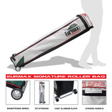 Eurmax USA 10 x 10 Pop up Canopy Commercial Tent Outdoor Party Canopies with 4 Removable Zippered Sidewalls and Roller Bag Bonus 4 Canopy Sand Bags & 24 Squre Ft Extended Awning(White) Eurmax