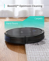 eufy Robot Vacuum 11S MAX, Super Thin, Powerful Suction, Quiet, Self-Charging Robotic Vacuum Cleaner, Cleans Hard Floors to Medium-Pile Carpets, Black eufy