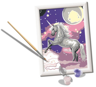 Ravensburger - Unicorn CreArt Paint by Numbers Kit | Fun & Easy DIY Art for Kids Age 7+ | Creative Gift Idea for Birthdays & Holidays