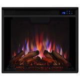 Real Flame Replaceable Electric Fireplace Heater Insert, Multi Flame Colors, Multi Brightness Levels, Adjustable Thermostat, Timer, Over Heat Protection, Automatic Safety Shut Off, Remote Control Real Flame
