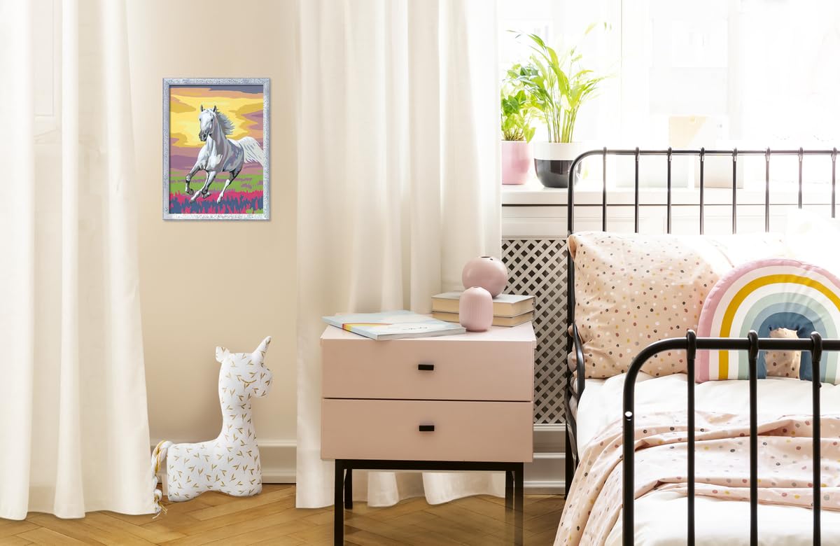 Ravensburger CreArt Horse at Sunset Paint by Numbers Kit for Kids - 25977 - Painting Arts and Crafts for Ages 9 and Up Ravensburger