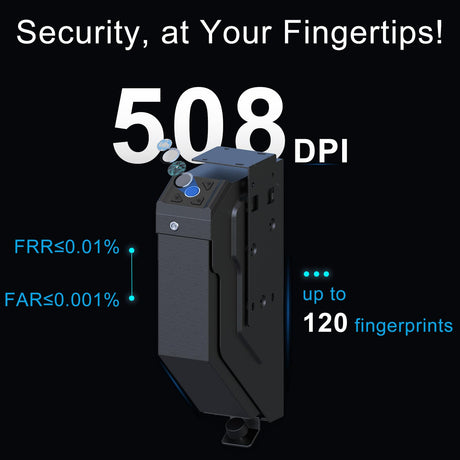 Gun Safe Biometric Quick Access Handgun Safes for Pistols Bedside Fingerprint Pistol safe Nightstand Smart Gun Safety Wall Mount Desk Keypad Key VERPROOF