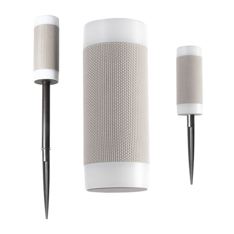 iJoy Wireless Speaker with 10 Hour Playtime - IP66 Waterproof, Dustproof, Weatherproof Light Up Bluetooth Tiki Speaker with LED Lights + Adjustable Stake Height for Use As Wireless Outdoor Speaker iJoy