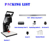 HQHAOTWU Portable Electric Hinge Boring Insertion Machine Adjustable Punching Depth Hinge Drill Press Machine Woodworking Hinge Boring Processing Machine 45-9.5 Combined Drill HQHAOTWU