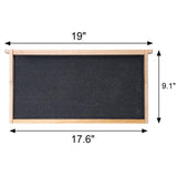 BeeCastle 10 Pack Beehive Frames and Wax Foundations for Deep Brood Bee Hives with Wooden Bee Hive Frames and 100% Beeswax Coated Foundations, 9-1/8-Inch (Black) BeeCastle