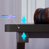 Gaming Desk Computer Desk for Bedroom, 40 Inch Gamer Workstation Sturdy Gaming Table with K-Shaped Steel Legs, Writing Desk with Wide Gaming Desktop Home Office Desk with Threading Holes 60x100cm GIFZES