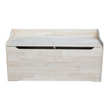 International Concepts Unfinished Storage Box, 23(H) x 47(W) x 19(D) IC International Concepts