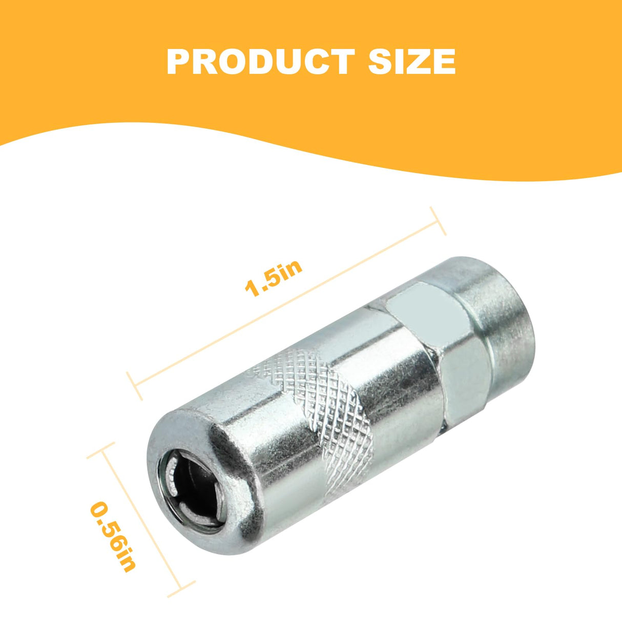 LEDBarz DCGG5701-3 Grease Gun Couplers(3 Pack) for DEWALT Grease Gun.Fits for DEWALT Grease Gun Hose,Pneumatic Grease Gun,Heavy Duty,1/8 Inch NPT,10,000 MAX PSI. LEDBarz