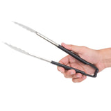 Vollrath 4781220 Jacobs's Price 12-Inch 1-Piece Tong, Stainless Steel, Black Handle Vollrath