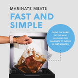 Avid Armor - Chamber Vacuum Sealer Machine USV1 Ultra SeriesONE, Food Sealer for Wet Foods, Meat Sealers, Packing Machine, Compact Vacuum Chamber Sealer with 10-Inch Vacuum Sealer Bar Avid Armor