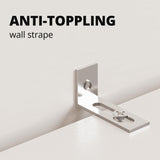 IRONCK 15 Cube Bookcase Storage Shelf Organizer with LED Lights, 5 Tier Bookshelves and Bookcases Display Shelves, Horizontally or Vertically Use, White IRONCK