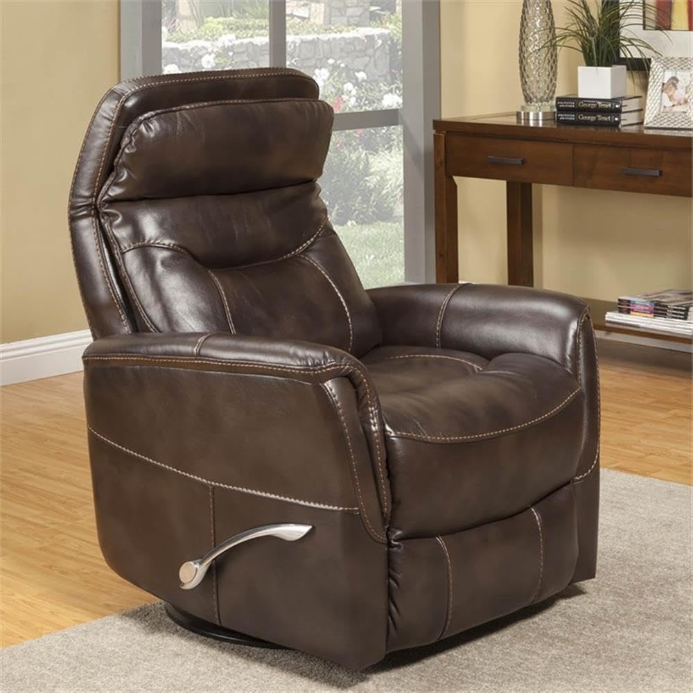 Parker Living Gemini - Truffle Manual Swivel Glider Recliner Parker Living