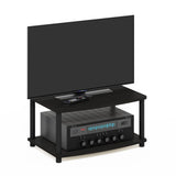 Furinno Turn-N-Tube Multipurpose 2-Tier Printer Stand Display/Elevated TV Stand, Espresso/Black Furinno