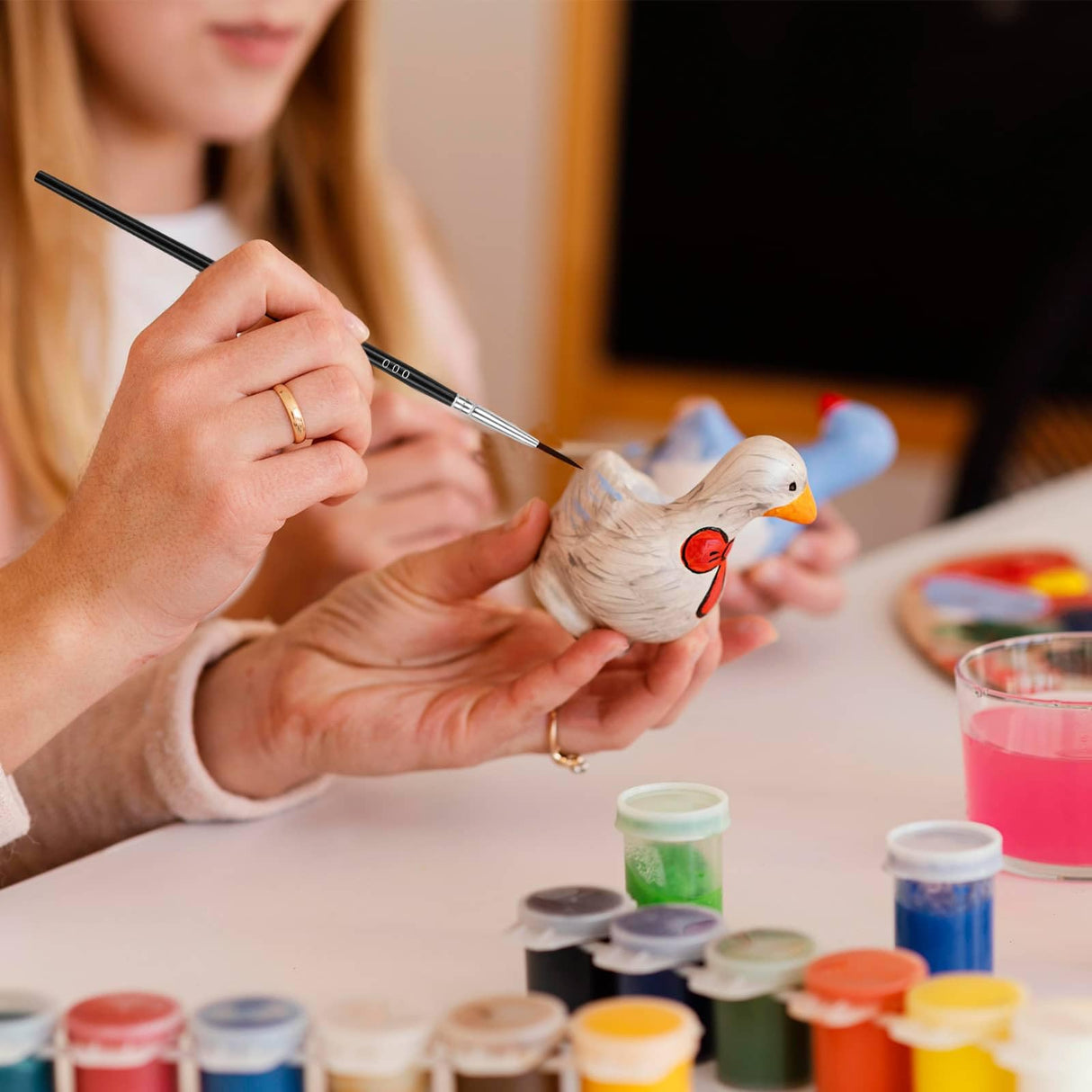 Anezus Tiny Detail Paint Brushes 30 Pcs Fine Paint Brushes Set with 3 Size #0#00#000 Liner Brush for Miniature 40k Model Crafts Watercolor Acrylics Oil - WoodArtSupply