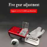 ZIJINGM Fully Automatic Electric Cigarette Rolling Machine, 5.5/6.5/8.0MM Universal Type, 5 Levels of Tightness Adjustment, Anti-Splash Design ZIJINGM