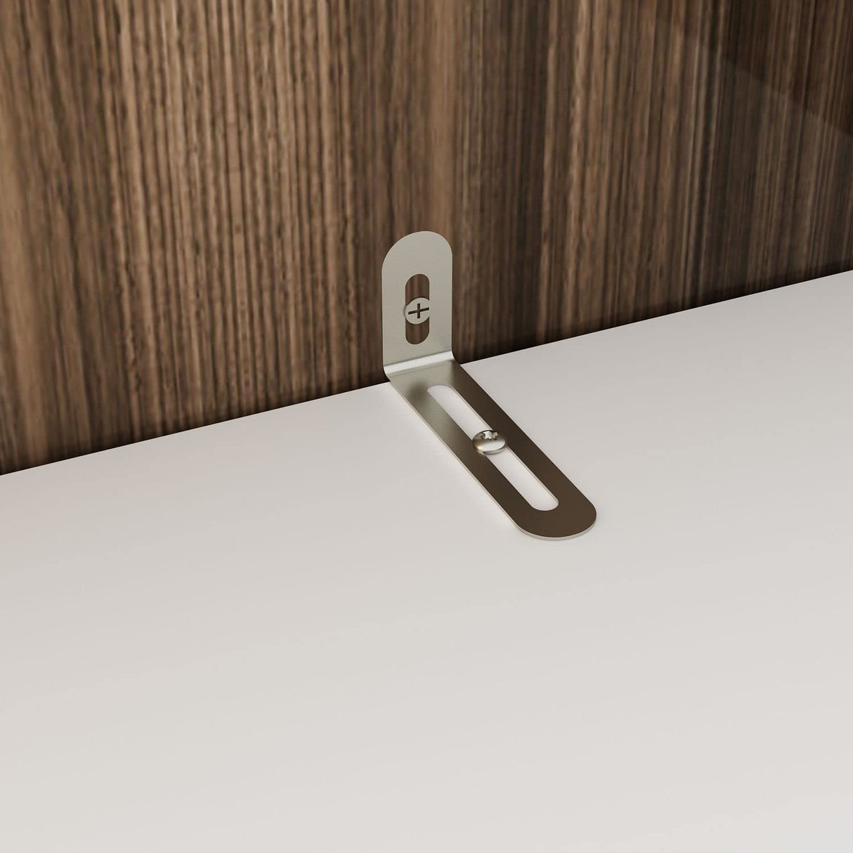 FAMAPY 2 Door Wardrobe Tall and Narrow Armoire Wardrobe with Hanging Rod, Gold Metal Handles, Closet for for Bedroom White (15.7”W x 19.3”D x 74.9”H) FAMAPY