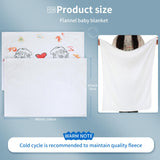 Preboun 6 Pcs Sublimation Throw Blanket Thick Plush Blankets Soft Fuzzy Blanket White Blank Blanket for DIY Custom Personalized Sublimation Photo (30 x 40 Inch) Preboun