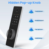 silkight 【2024 New】 Wall Gun Safe, Fingerprint Wall Safe Between The Studs with Dual Alarm ＆ Mute Mode, Hidden Wall Gun Safe for Pistols with Adjustable Shelves, Magnetic Gun Support & Key Hook silkight