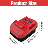 Battery Adapter for Snap on 18V,for Dewalt 20V 60V &for Milwaukee 18V Lithium Battery Convert to for Snap on 18V CTB8185 CTB7185 CTB8187 Battery Converter，Power for Snap on 18V Cordless Tools EID