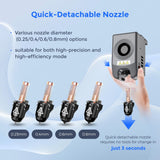 FLASHFORGE Adventurer 5M 3D Printer and FLASHFORGE Adventurer 5M 3D Printer Nozzle Assembly(0.25mm) FLASHFORGE