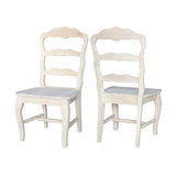 International Concepts C-9209P Versailles Side Chair, Unfinished IC International Concepts