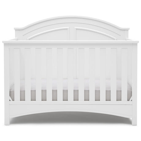 Delta Children Perry 6-in-1 Convertible Crib - Greenguard Gold Certified, Bianca White Delta Children