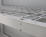 SafeRacks Garage Shelving Unit - All Steel Storage Rack That Holds 300 Pounds Per Shelf - Easy to Assemble, White (24" x 48" x 84") SafeRacks