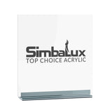 SimbaLux Acrylic Sheet Clear Cast Plexiglass 12" x 24" Long Panel 1/8" Thick (3mm) Transparent Plastic Plexi Glass Board with Protective Paper for Signs, DIY Display Projects, Craft, Easy to Cut SimbaLux