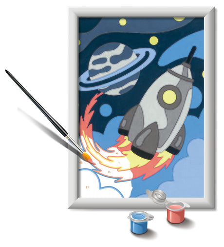 Ravensburger CreArt Space Explorer Paint by Numbers Kit for Kids - 23560 - Painting Arts and Crafts for Ages 7 and Up Ravensburger