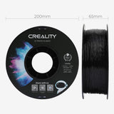 Creality PETG Filament 1.75, 3D Printer Filament, Excellent Toughness High Precision, Odorless Non-Toxic Moistureproof, 1kg(2.2lbs) Glossy 3D Printing Filament for 3D Printer (Black) Creality