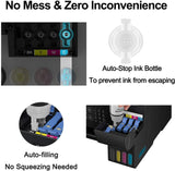 Printers Jack Compatiable Epson T522 Refill Ink Bottle Kit for Epson Supertank ET-2800 ET-4700 ET-4800 ET-2710 ET-2720, ET-2803 Printer, 4 Packs Printers Jack