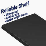 Book Shelf, 5 Tier Metal Wide Bookshelves, Adjustable Modern Book Shelves, Narrow Book Shelving for Small Spaces, Tall Decorative Bookshelf for Home Office/Living Room/Library (35.4"W*15.8"D*72"H) Notmise