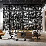 Kernorv Hanging Room Divider Made of Environmentally PVC, 12 PCS Partitions Panel Screen for Decorating Bedroom, Dining, Study and Sitting-Room, Hotel, Bar and Restaurant KERNORV