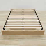 Nexera Floating Platform Bed Frame - Queen Size in Natural Maple Nexera