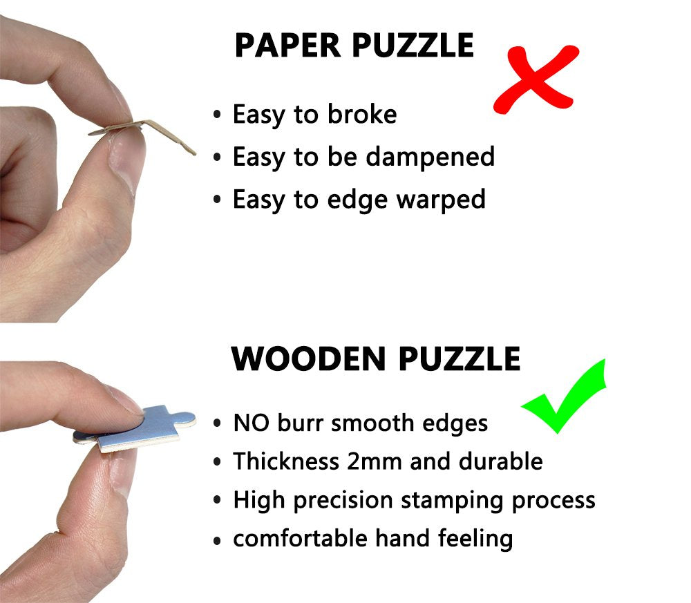 Funnybox Peony Flower-Celestial Beauty, The King of Flowers-Painting Wooden Jigsaw Puzzles for Teens and Family (1000 Piece) Funnybox