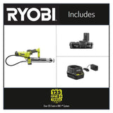 Ryobi P3410KN 18-Volt ONE+ Lithium-Ion Cordless Grease Gun Kit with 1.3 Ah Battery and Charger RYOBI