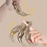 6Pc 3D Wooden Puzzle DIY Building Toys - Wooden Knife Mechanical Model - Multi-Player Game, for Boys, Girls, Teens, and Adults WWKKTT