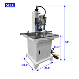 Banfluxion 110V Woodworking Hinge Drilling Machine Single Head Pneumatic Hinge Boring Insertion Machine Hinge Boring Drill Press Machine for Drilling Processing of Doors, Cabinets, 2880r/min Banfluxion