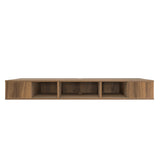 Atelier Mobili Modern Floating TV Stand Wall Mounted, Wall Mounted Entertainment Center, Modern TV Console, Walnut Color, TV Floating Shelf, ATELIER MOBILI THE LEADER OF THE INTERCHANGEABLE FURNITURE