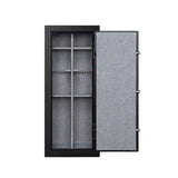 Fortress 24-Gun Fireproof Safe with Combination Lock, Black FORTRESS
