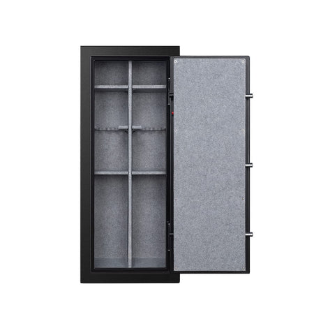 Fortress 24-Gun Fireproof Safe with Combination Lock, Black FORTRESS