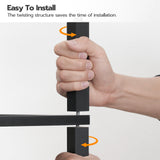 HOOBRO Side Table with Charging Station, Set of 2 End Tables with USB Ports and Outlet, Nightstand with 2-Tier Storage Shelf, for Living Room, Bedroom, Small Space, Black BK91UBZP201 HOOBRO