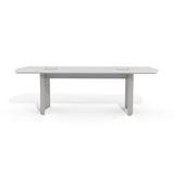 Safco Medina Modern Office Conference Meeting Room Table, 8', Textured Sea Salt Safco