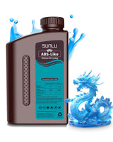 SUNLU 1000G ABS Like Resin for 3D Printer, 405nm UV Curing Photopolymer Rapid 3D Resin for 2K 4K 6K 8K LCD/DLP/SLA 3D Printers, Non-Brittle & High Precision & Low Shrinkage, 1KG, Clear Blue SUNLU