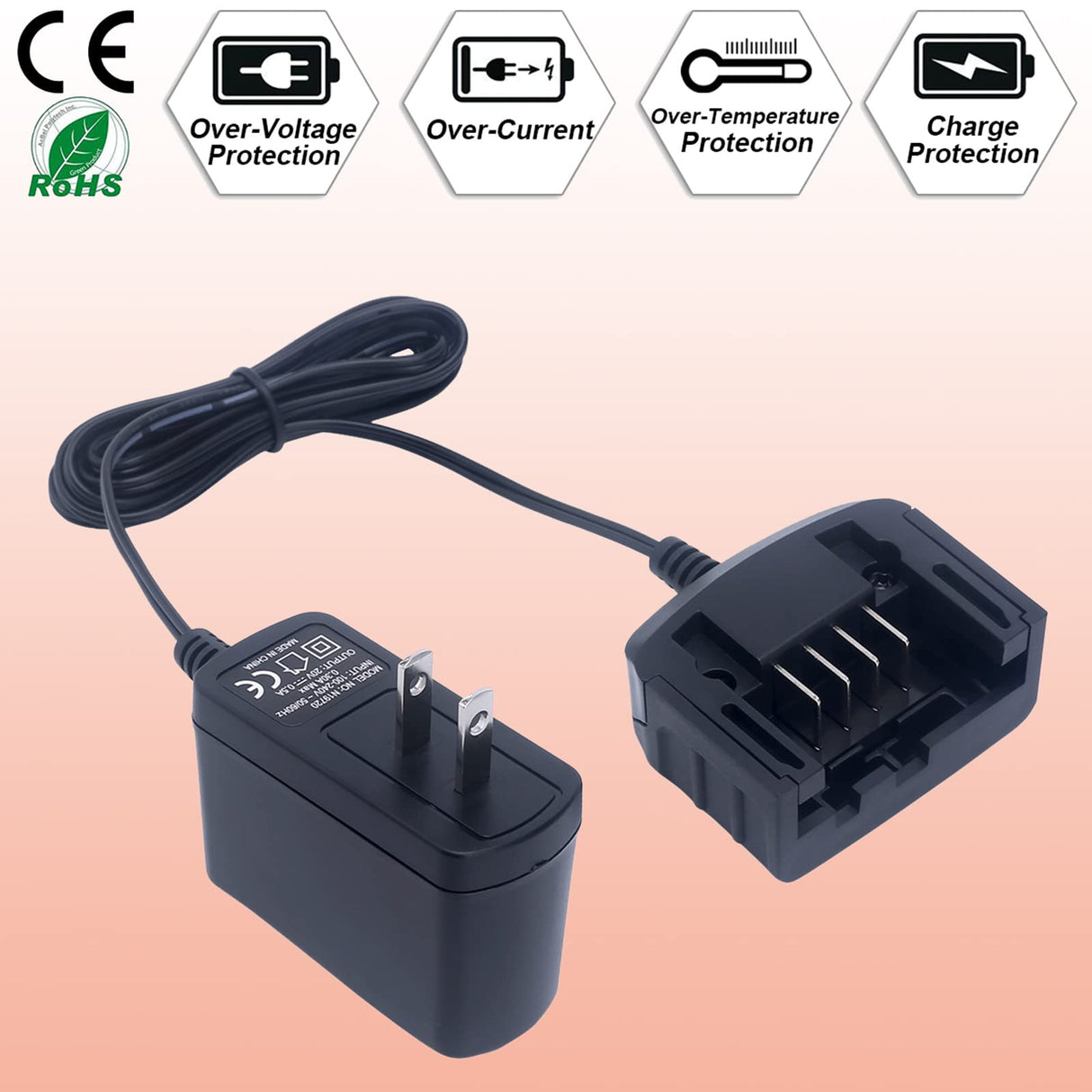 Lasica Replacement for Black and Decker 20V Lithium Battery Charger LCS1620B Compatible with Black & Decker 20 Volt Max Lithium Battery LBXR20 LBXR2020-OPE LB2X3020 LB2X4020 LBX4020 90590282 BDCAC202B Lasica