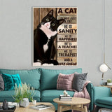 STGLCR 5D Cat Diamond Painting Kits for Adults,Diamond Art Cute Animal Inspirational Diamond Art Kits for Adults,DIY Full Round Drill Diamond Dots with Gem Arts for Home Wall Decor 16 X 12inch STGLCR