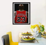 F-CANLAN Round Full Drill Diamond Painting Kit, 5D God of Basketball Paint with Diamonds Basketball Star Diamond Dots Arts Crafts Set for Adult Children Diamond Painting Room Decor (12X16 inches) F-CANLAN