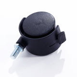 WISLAS 5 Tier Storage Racks Shelving, Heavy Steel Pantry Shelves, Adjustable Wire Shelving Rack with Wheels, Suitable for Garage, Kitchen, Bathroom, Office, 35" W x 14" D x 65" H, Black WISLAS