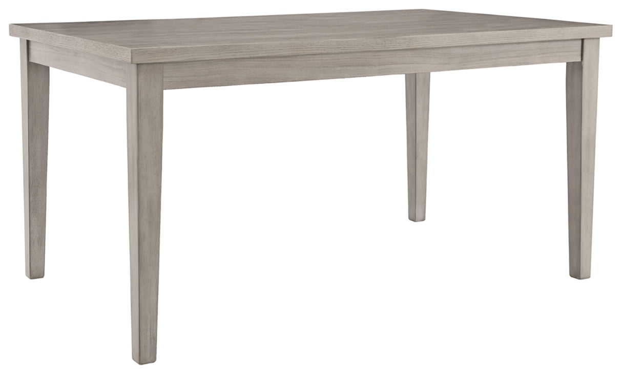 Signature Design by Ashley Parellen Modern Farmhouse Rectangular Dining Room Table, Gray Signature Design by Ashley